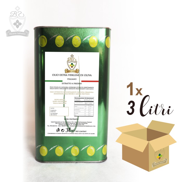 Olio Extravergine di Oliva 3 litri (in latta)