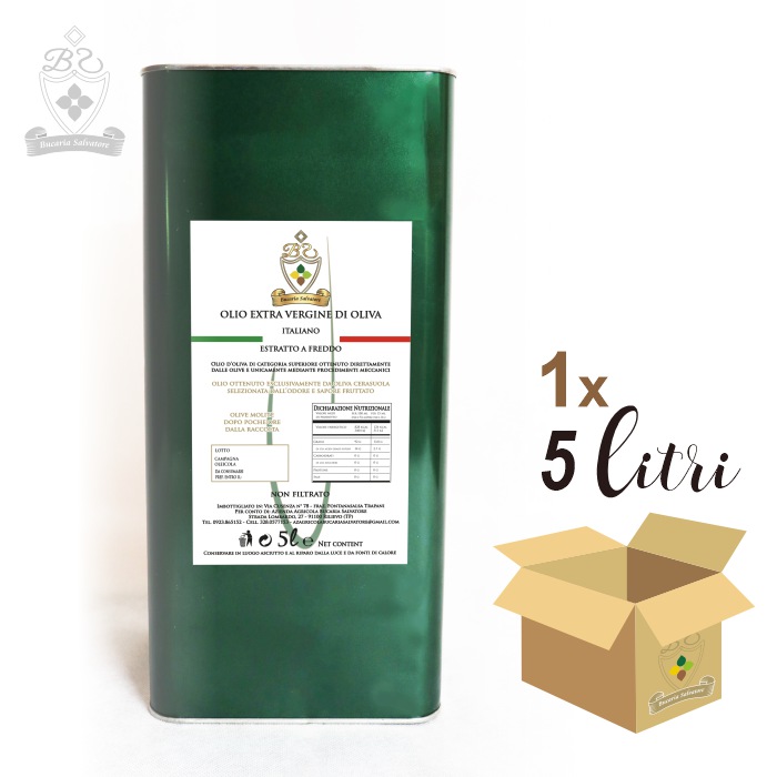 Olio Extravergine di Oliva 5 litri (in latta)